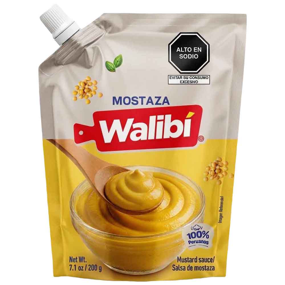 Mostaza WALIBI Doypack 200g