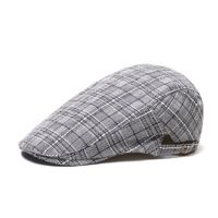 Boina hombre modelo Steve cuadros - Gris