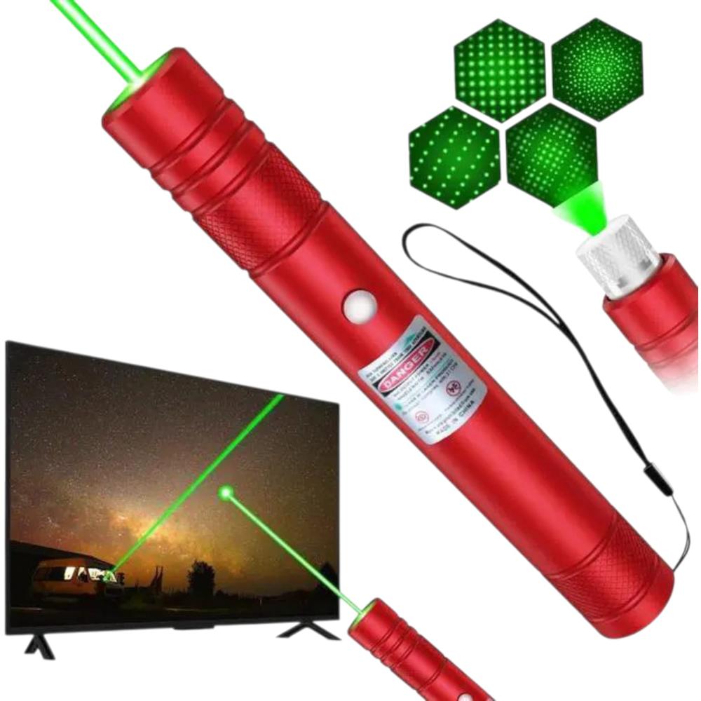 Puntero Laser 303 1000mw 532nm Recargable Bateria De 18650ma Color del láser Verde