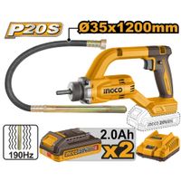 Vibradora de Concreto Ingco 20V con 2 Baterías 2.0AH con Cargador CCVLI2025021