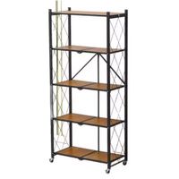 Estante Organizador Plegable Ruedas Multifuncional Hogar Oficina Fácil Movimiento Yz25
