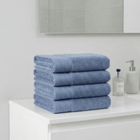 Pack de 04 Toallas Mano Ibiza Azul 41 x 74 cm