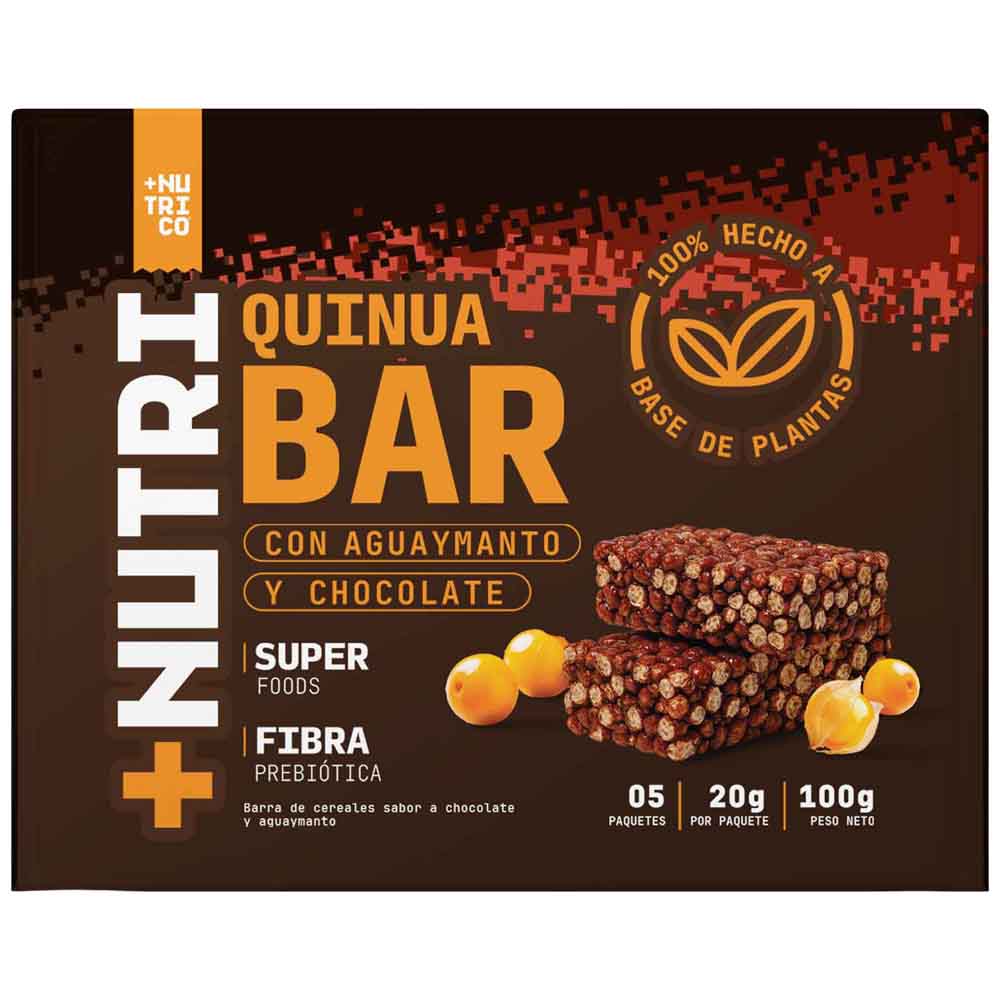 Barra de Quinua y Aguaymanto +NUTRI CO Caja 100g