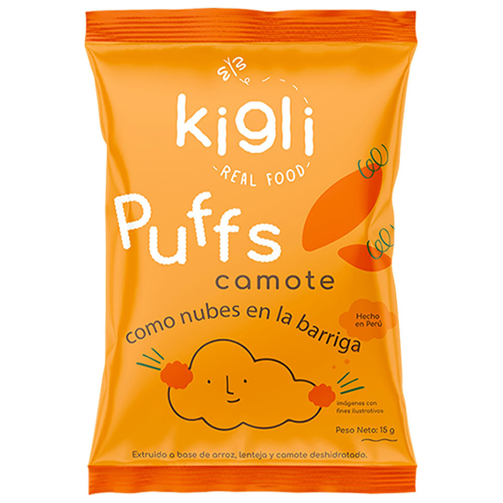 Snack de Lentejas y Camote KIGLI REALFOOD Bolsa 15g