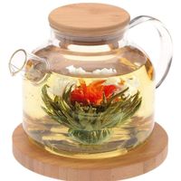 Tetera de vidrio GLASS open flame de 1200 ml