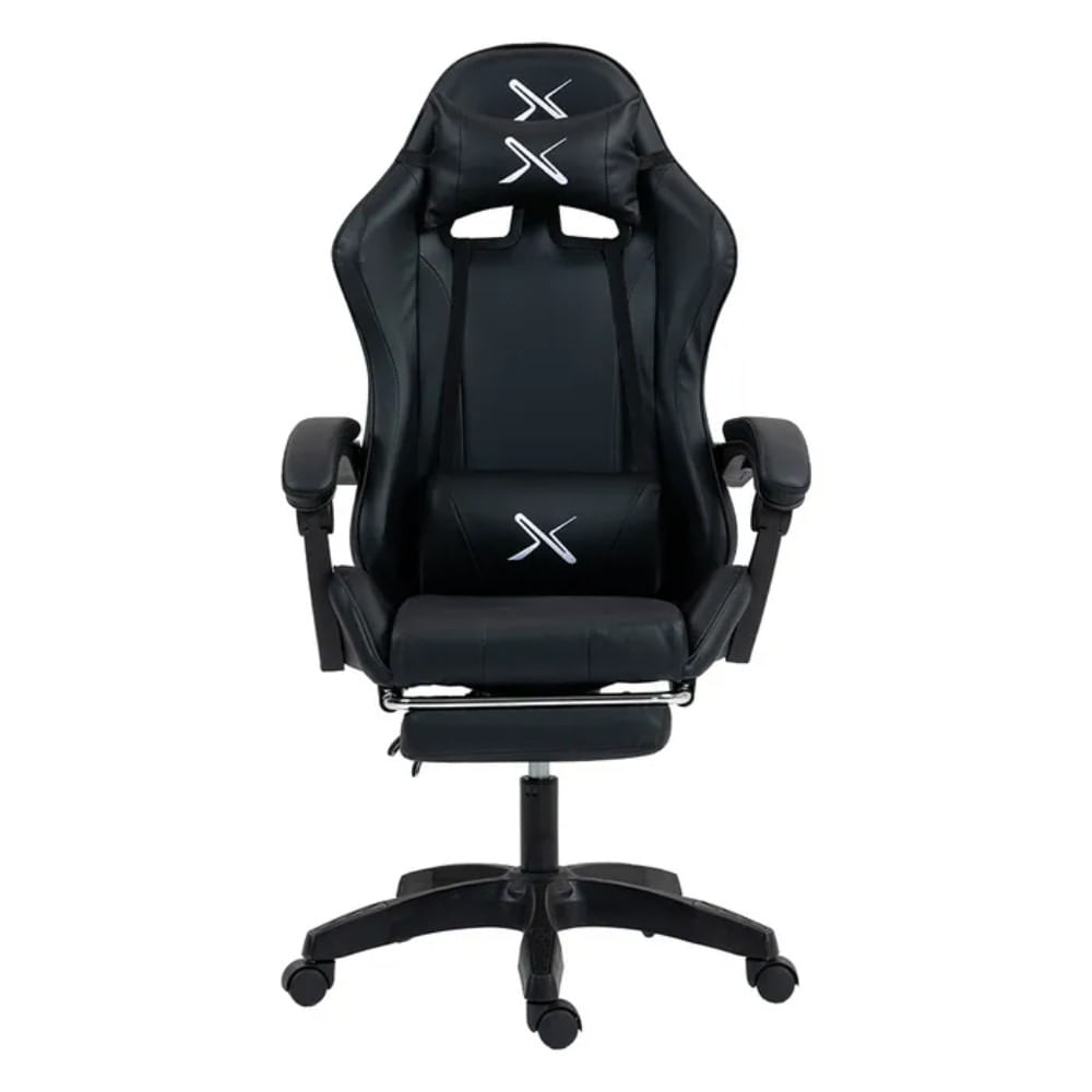 Silla Gamer Lyzor con Posapiés SGBTWN135A - Negro