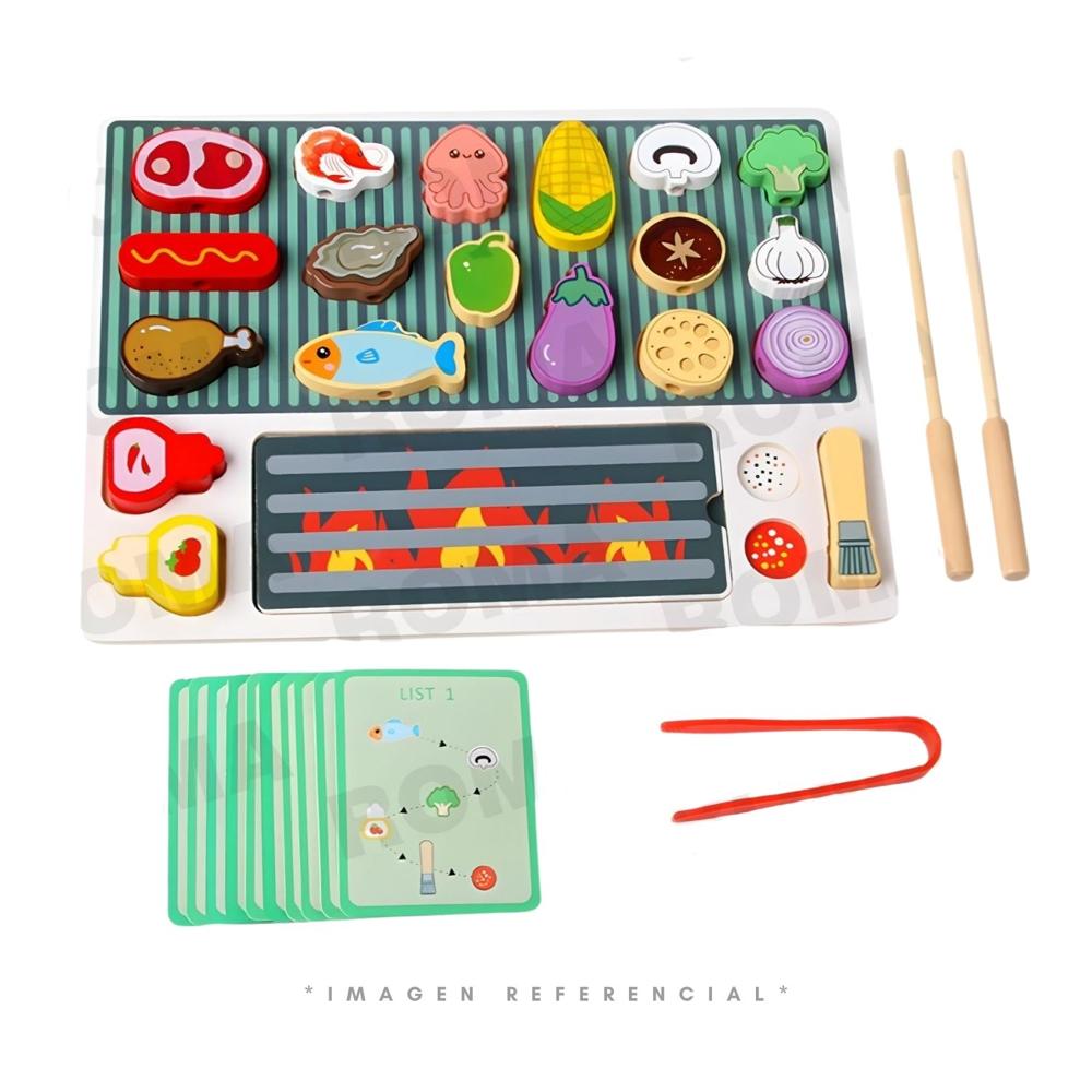 JUEGO DE COCINA BARBACOA PARA NIÑOS