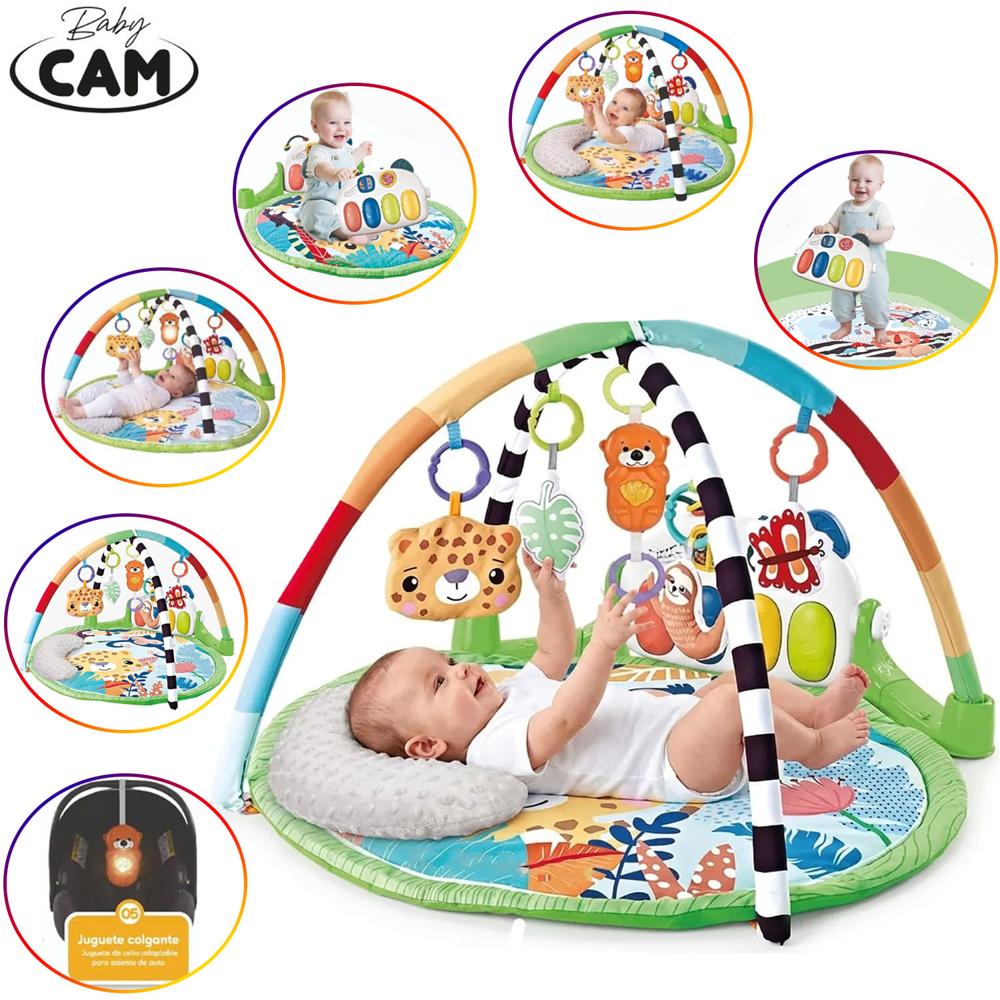 Gimnasio Piano Musical Baby Cam 7 en 1 Multicolor