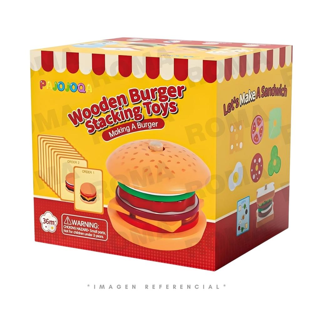 JUGUETE DE HAMBURGUESA Y SANDWICH