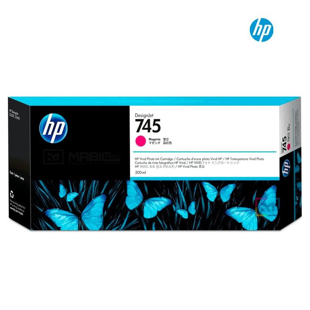 Cartucho de Tinta HP 745 Magenta F9JK01A Original