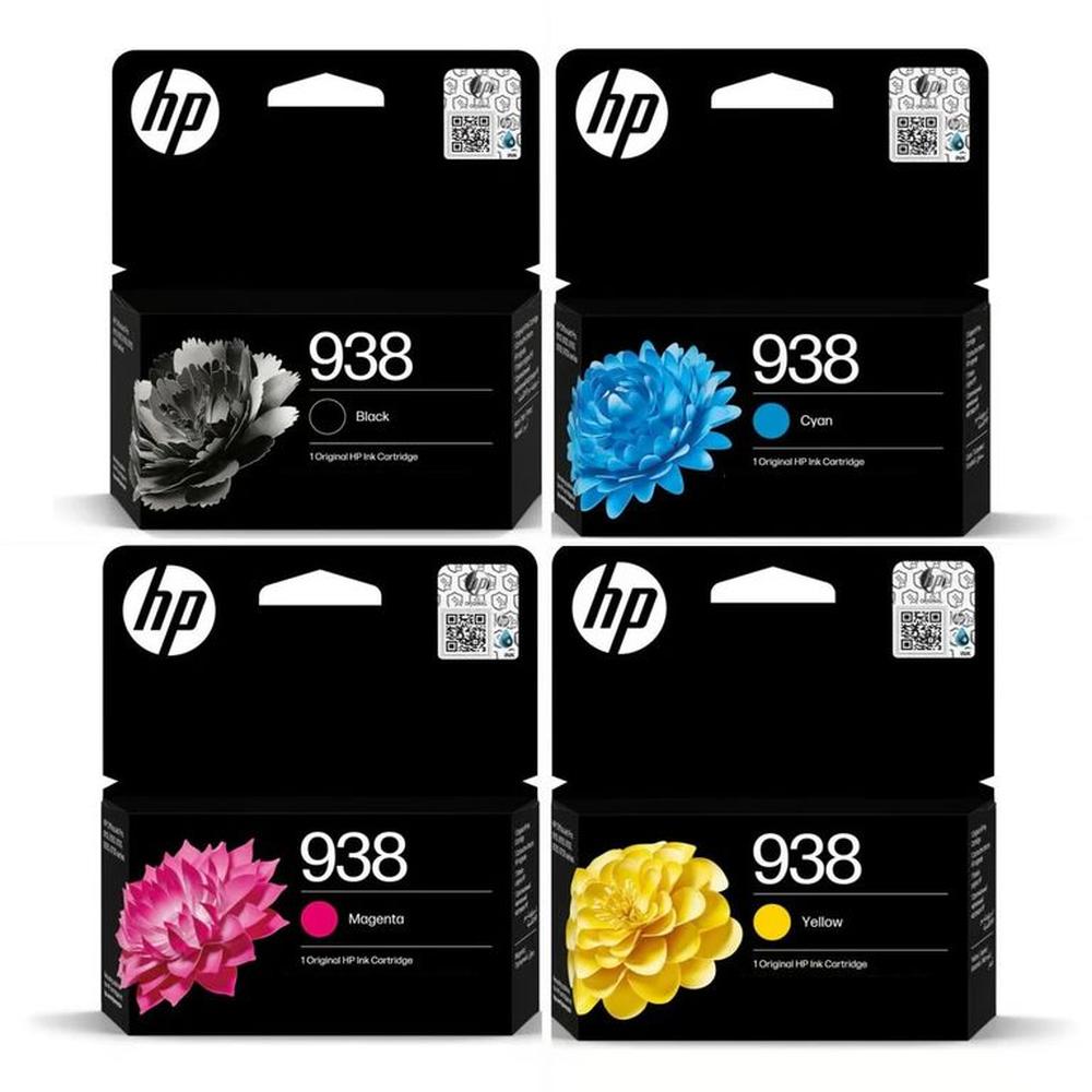 KIT 4 CARTUCHOS DE TINTA HP 938 PARA Office Jet 9130 9730 ORIGINAL
