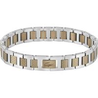 PULSERA LACOSTE METROPOLE ESLABONES H UNISEX | SILVER KHAKI