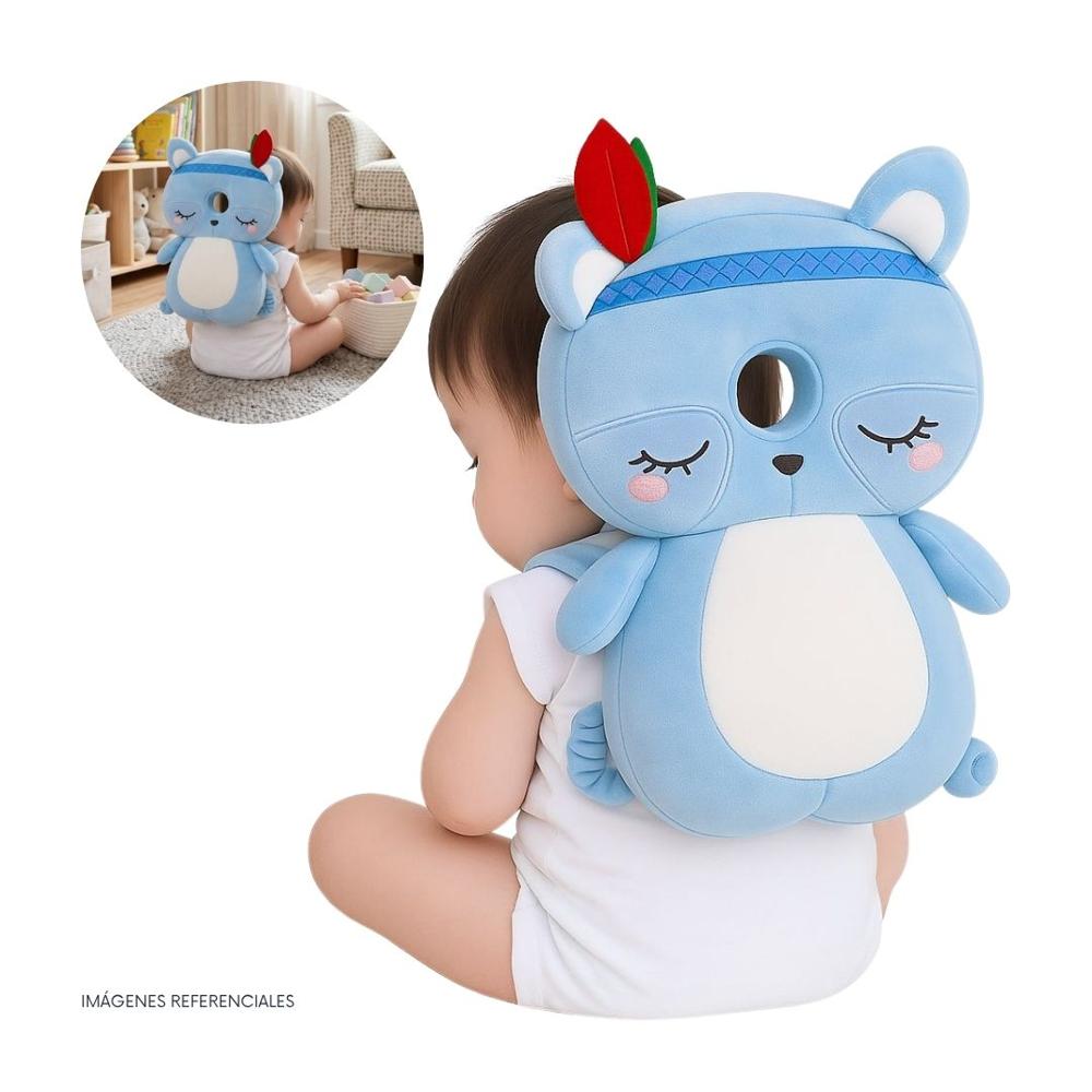 Mochila Protectora Anticaídas para Bebé - Mapache