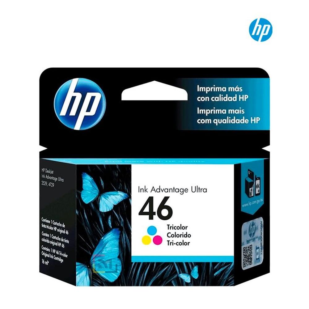 Cartucho HP 46  Tricolor  CZ638AL original