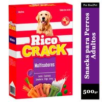 Snack para Perros Adultos Ricocrack Multisabores 500 gr
