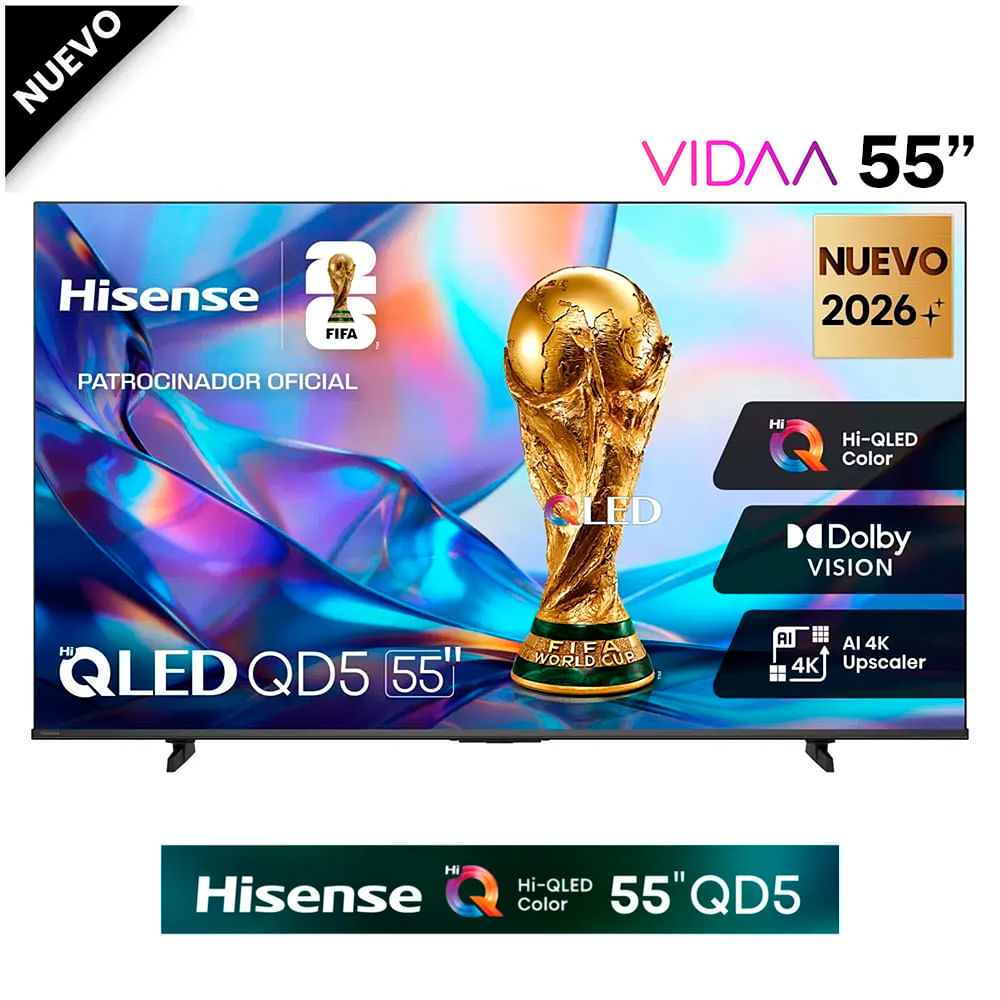 Televisor Hisense QLED 55 UHD 4K Smart TV 55QD5SV
