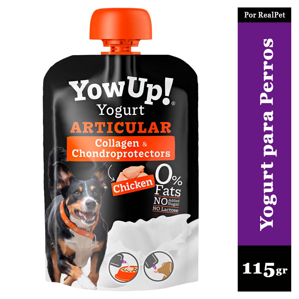 Yogurt para Perro Yowup Articular Pollo 115 gr