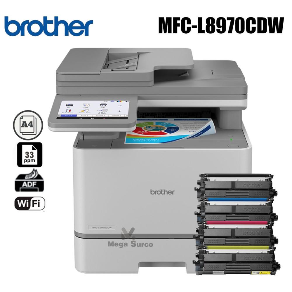IMPRESORA BROTHER MFC-L8970CDW MULTIFUNCIONAL LÁSER A COLOR