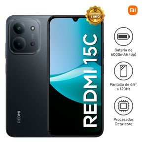 Xiaomi Redmi 15C 128GB Negro