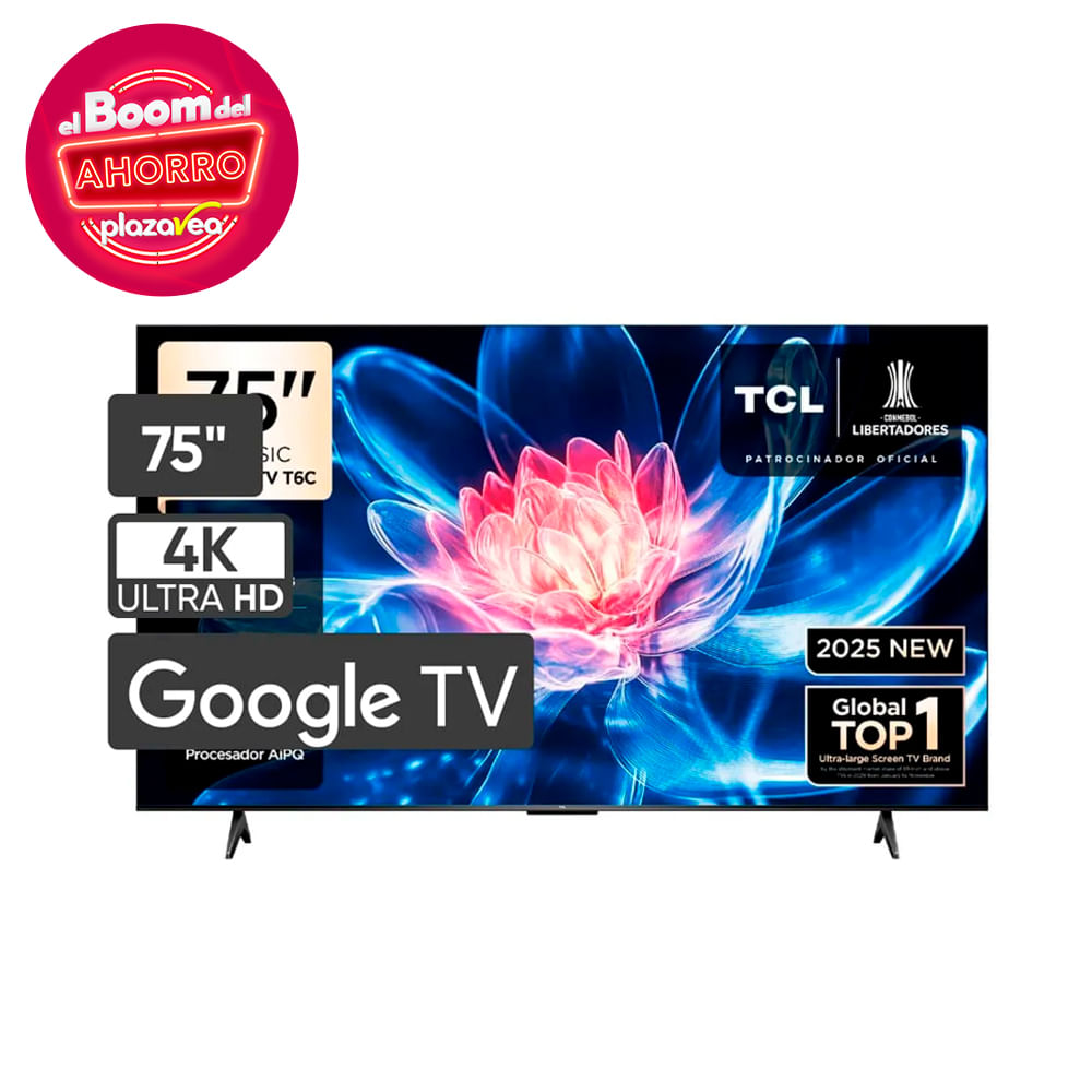 Televisor QLED 75"" UHD 4K Smart TV 75T6C