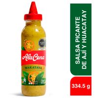 Salsa de Huacatay ALACENA Wakataya Botella 334.5g