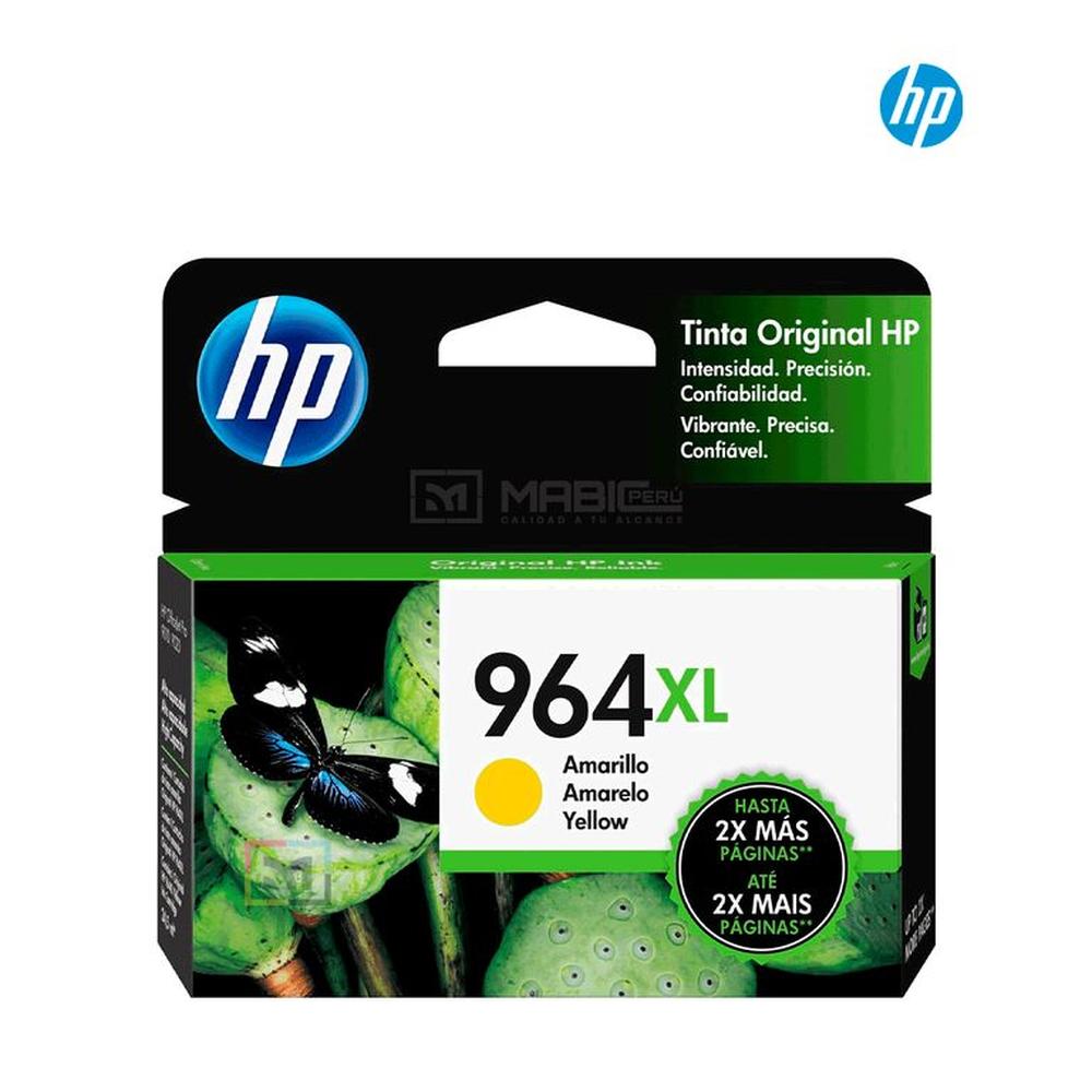 Cartucho de Tinta HP 964XL Amarillo 3JA56AL Original