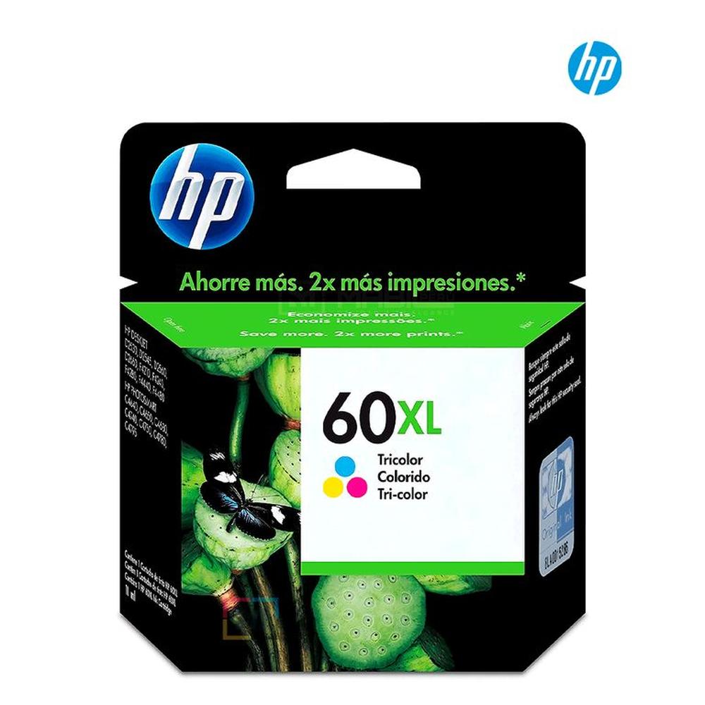 Cartucho de Tinta HP 60XL Tricolor CC644WL Original
