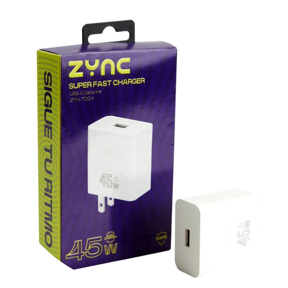 Cargador de Pared ZYN-TQ04 45W Turbo