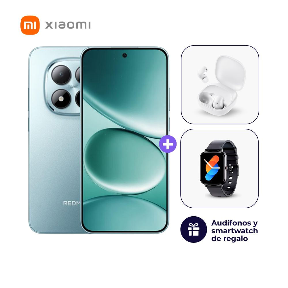 Xiaomi Redmi Note 15 Pro 4G 256GB 8GB Ram Azul y Smartwatch - Audífonos