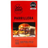 Hamburguesa de Res BON BEEF Parrillera Caja 4un