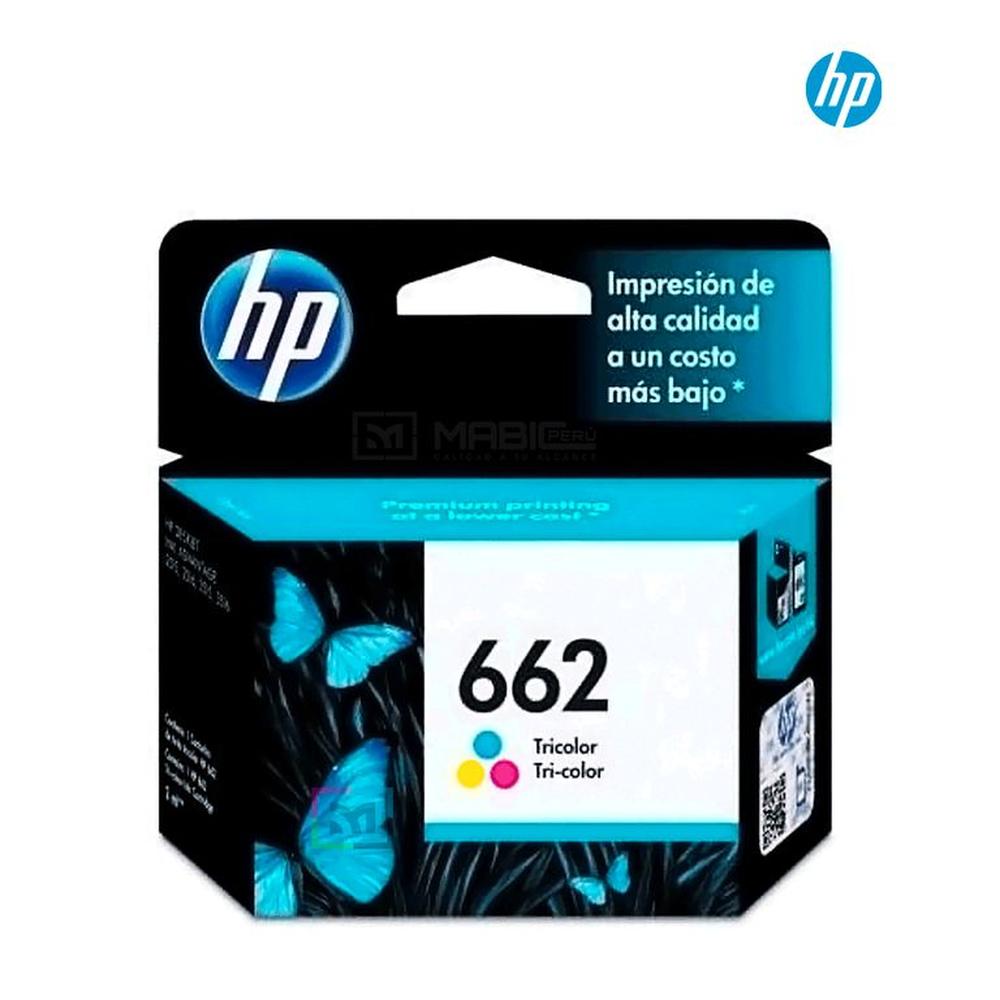 Cartucho de Tinta HP 662 Tricolor CZ104AL Original