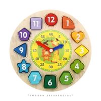RELOJ EDUCATIVO DE MADERA - JUEGO DIDÁCTICO