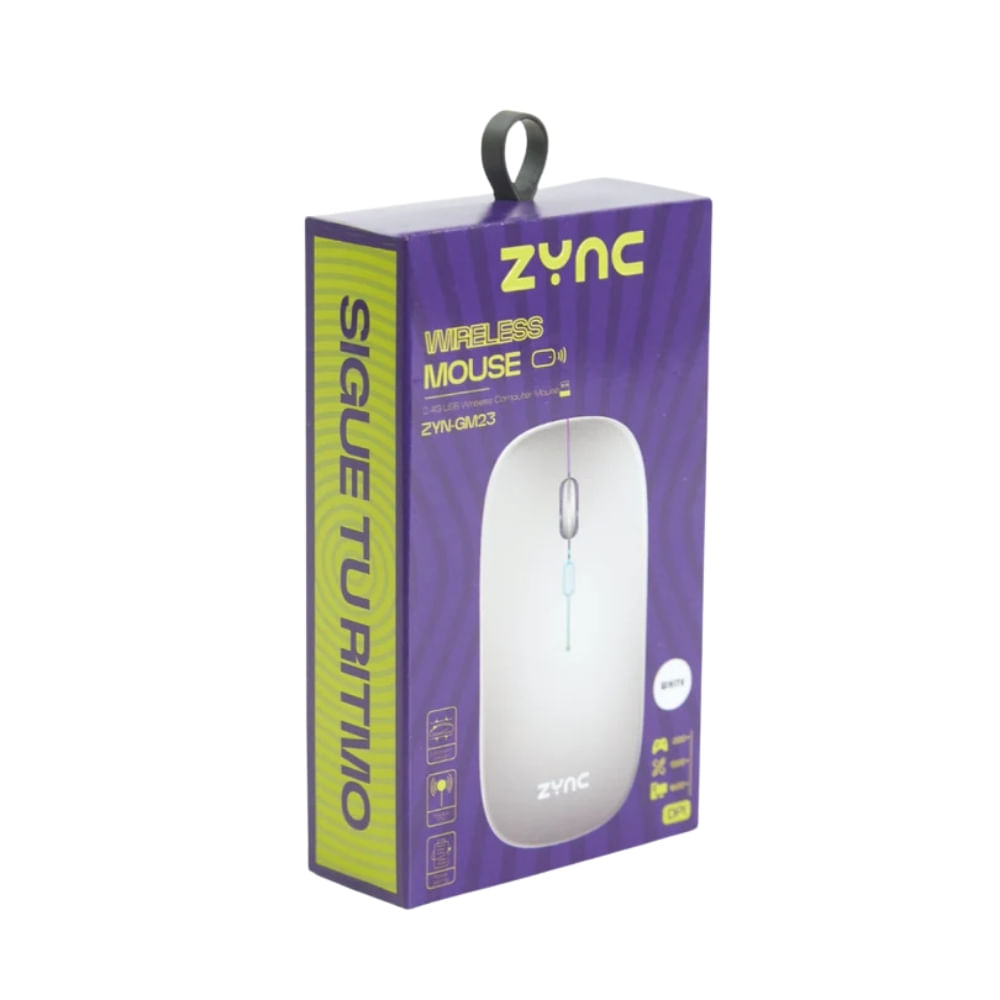 Mouse Inalámbrico Recargable ZYN-GM23
