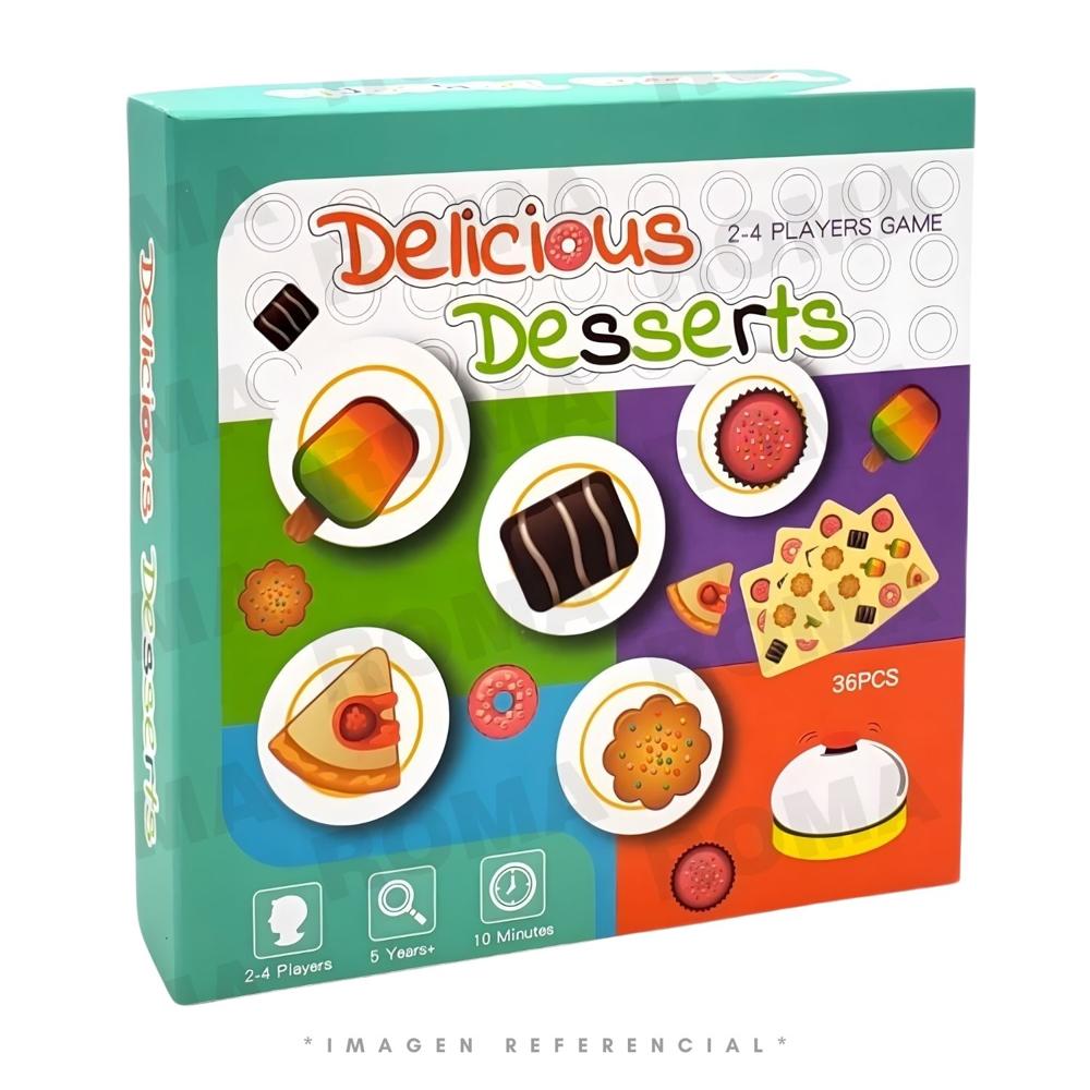 JUEGO DE MEMORIA CON POSTRES PARA NIÑOS