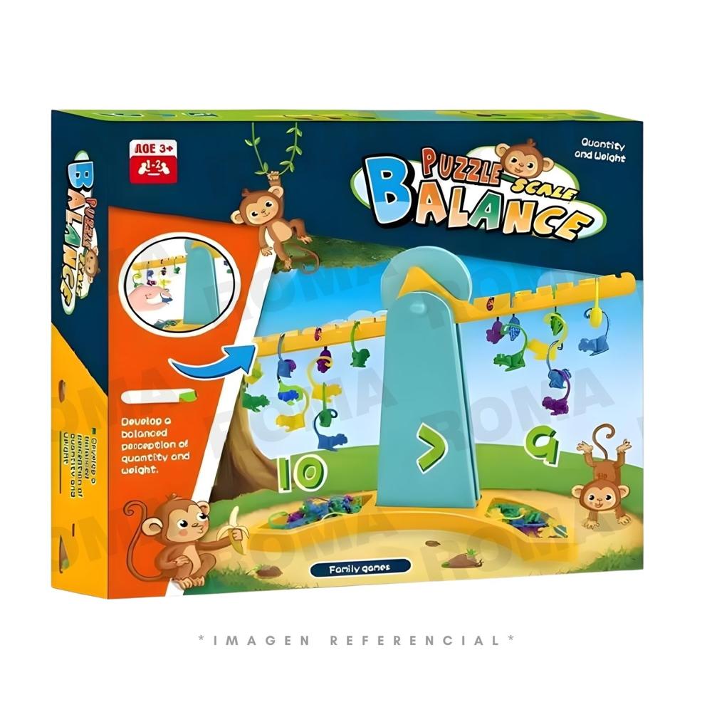 BALANZA DIDÁCTICA DE MONITOS - JUEGO DIDÁCTICO