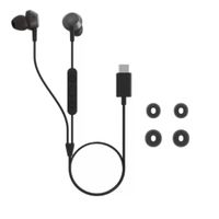 Audifonos TAE5008BK Cable con conector C Sonido BASS - NEGRO