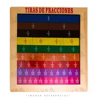 TABLERO DIDÁCTICO DE FRACCIONES - JUEGO DIDÁCTICO