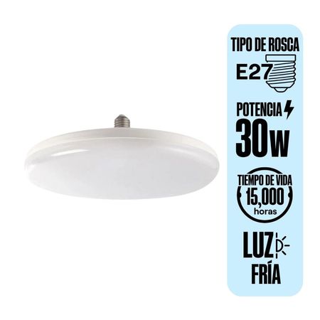 Foco LED Ufo 30W Orange Luz Fría E27 Aluminio/PVC