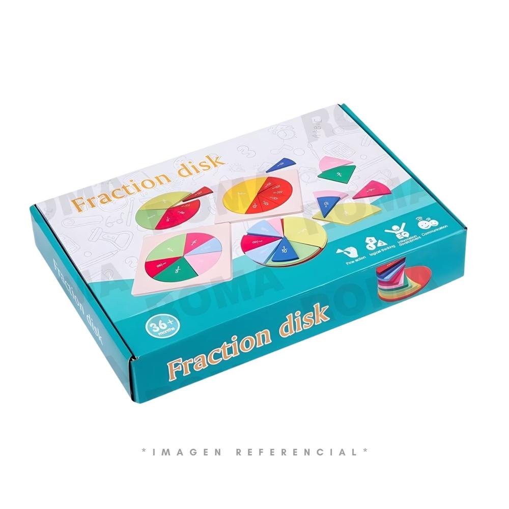 JUEGO DIDÁCTICO DE FRACCIONES CIRCULARES
