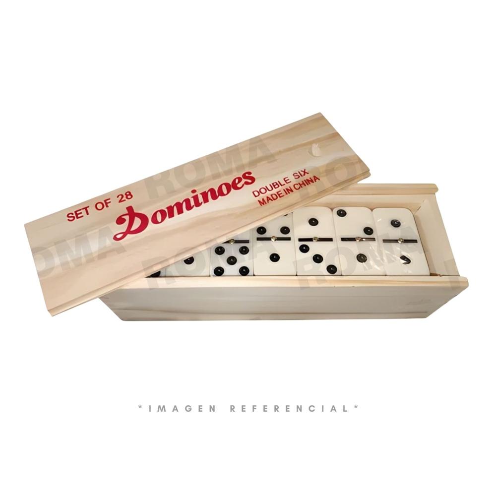 ROMPECABEZA DOMINO DE MADERA GRANDE - JUEGO DIDÁCTICO