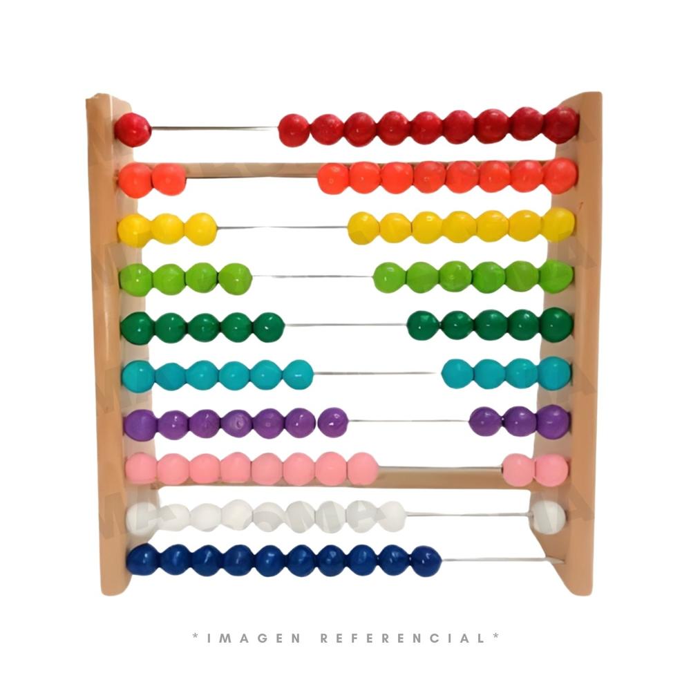 ABACO HORIZONTAL ARCO IRIS - JUEGO DIDÁCTICO