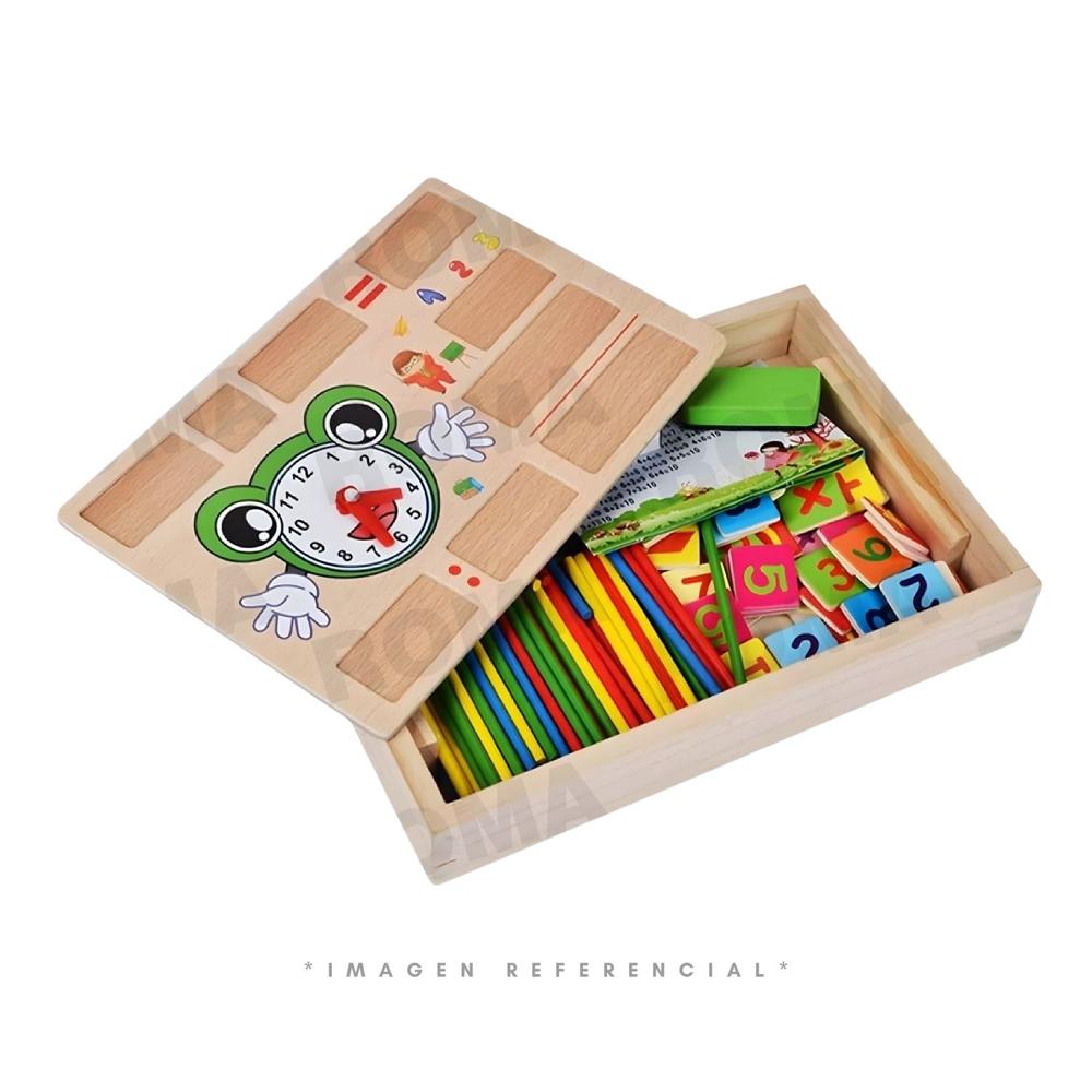 CAJA MATEMÁTICA EDUCATIVA - JUEGO DIDÁCTICO