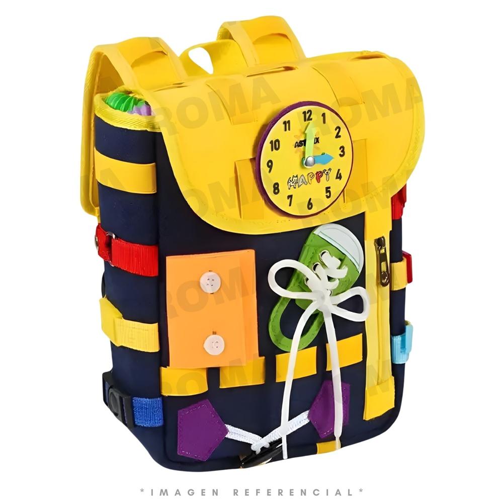 MOCHILA EDUCATIVA PARA NIÑOS - JUEGO DIDÁCTICO