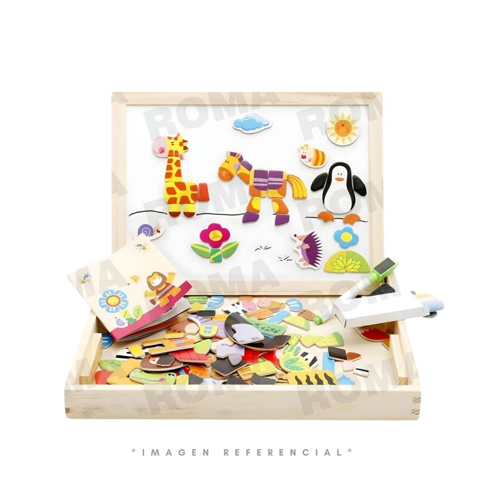 JUEGO MAGNÉTICO INFANTIL CON PIZARRA