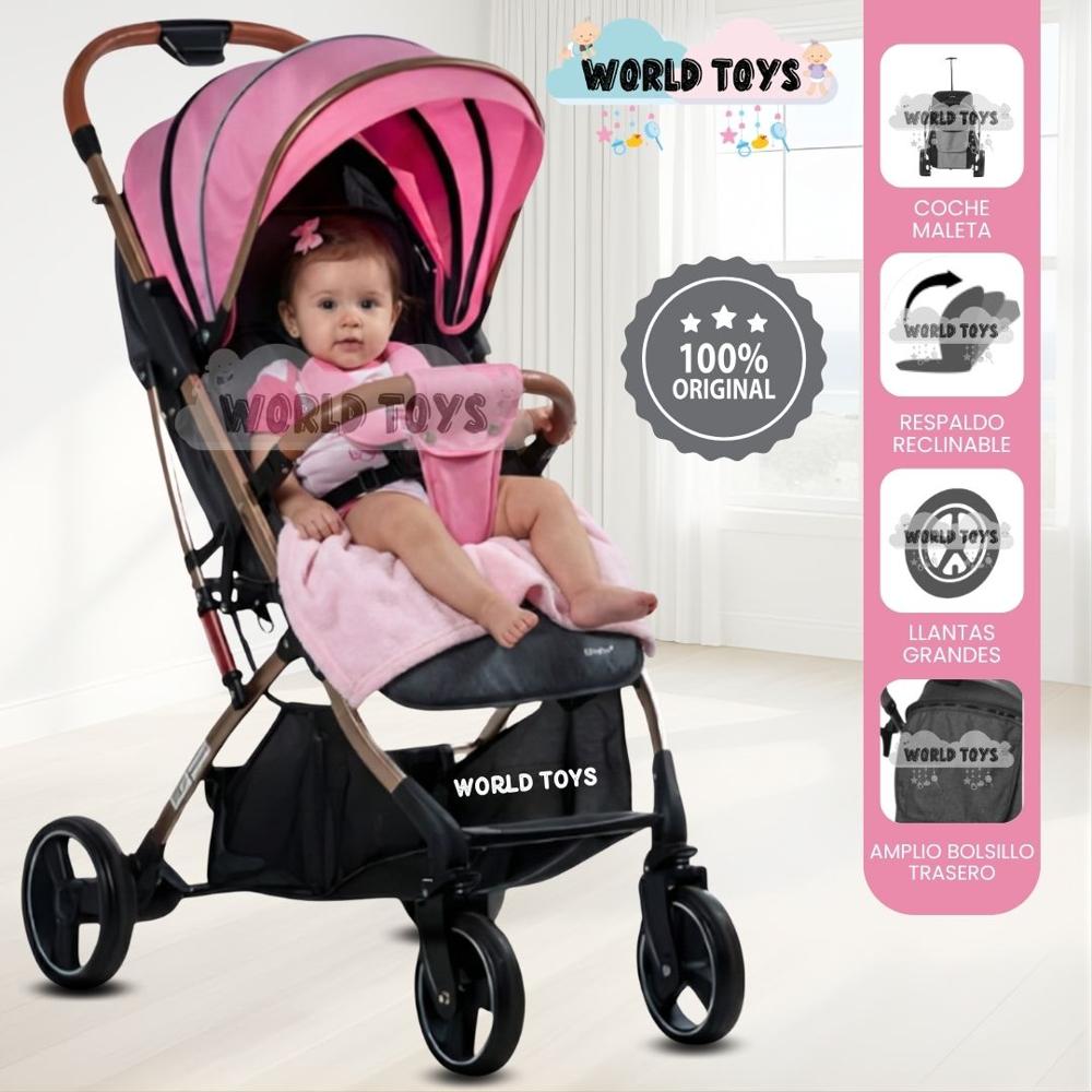 Coche De Paseo Maleta SUNNY GOLD Edición Limitada Dark Pink