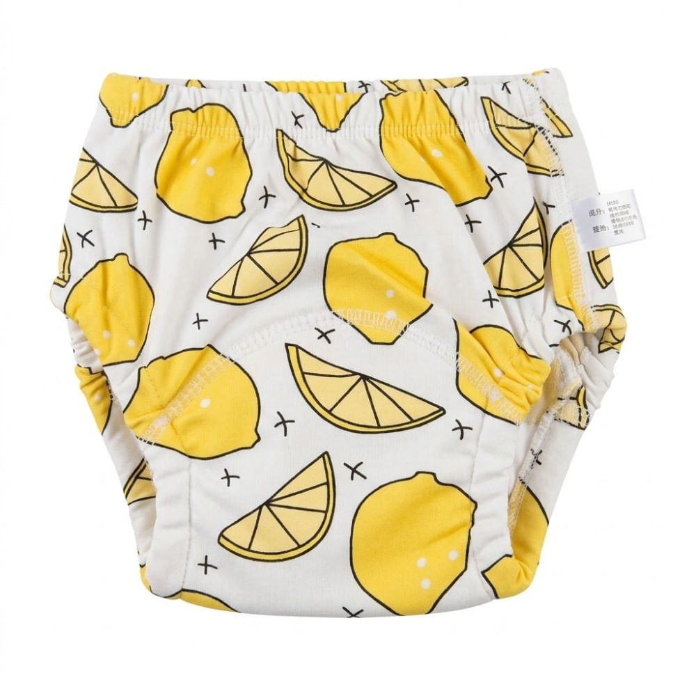 Calzón de Entrenamiento Blanco con Diseño Limon Talla S