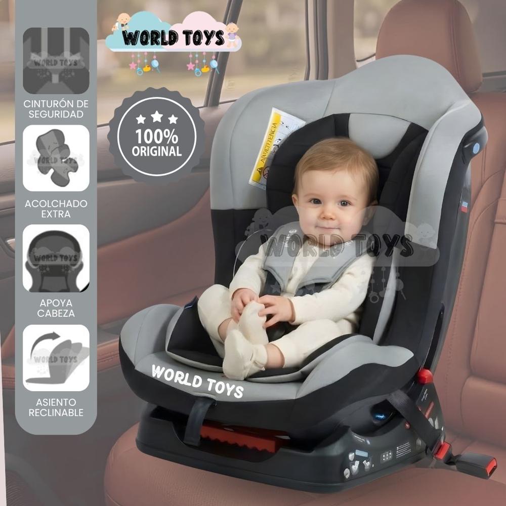 Silla de Auto Reclinable MASI Edición Limitada Light Gray