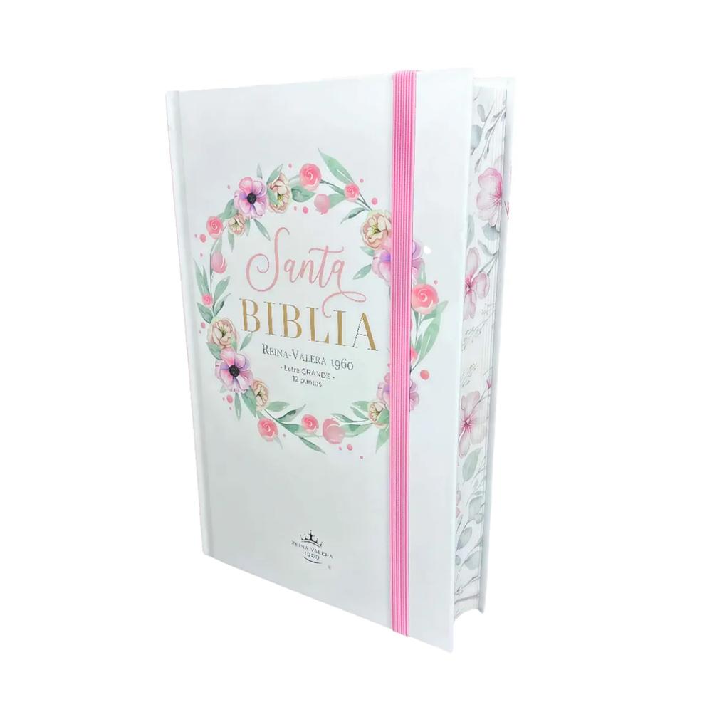 Biblia Reina Valera 1960 Rosa Letra Grande