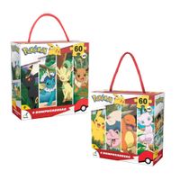 Novelty Rompecabeza De Pokemon 4 En 1 Surtido