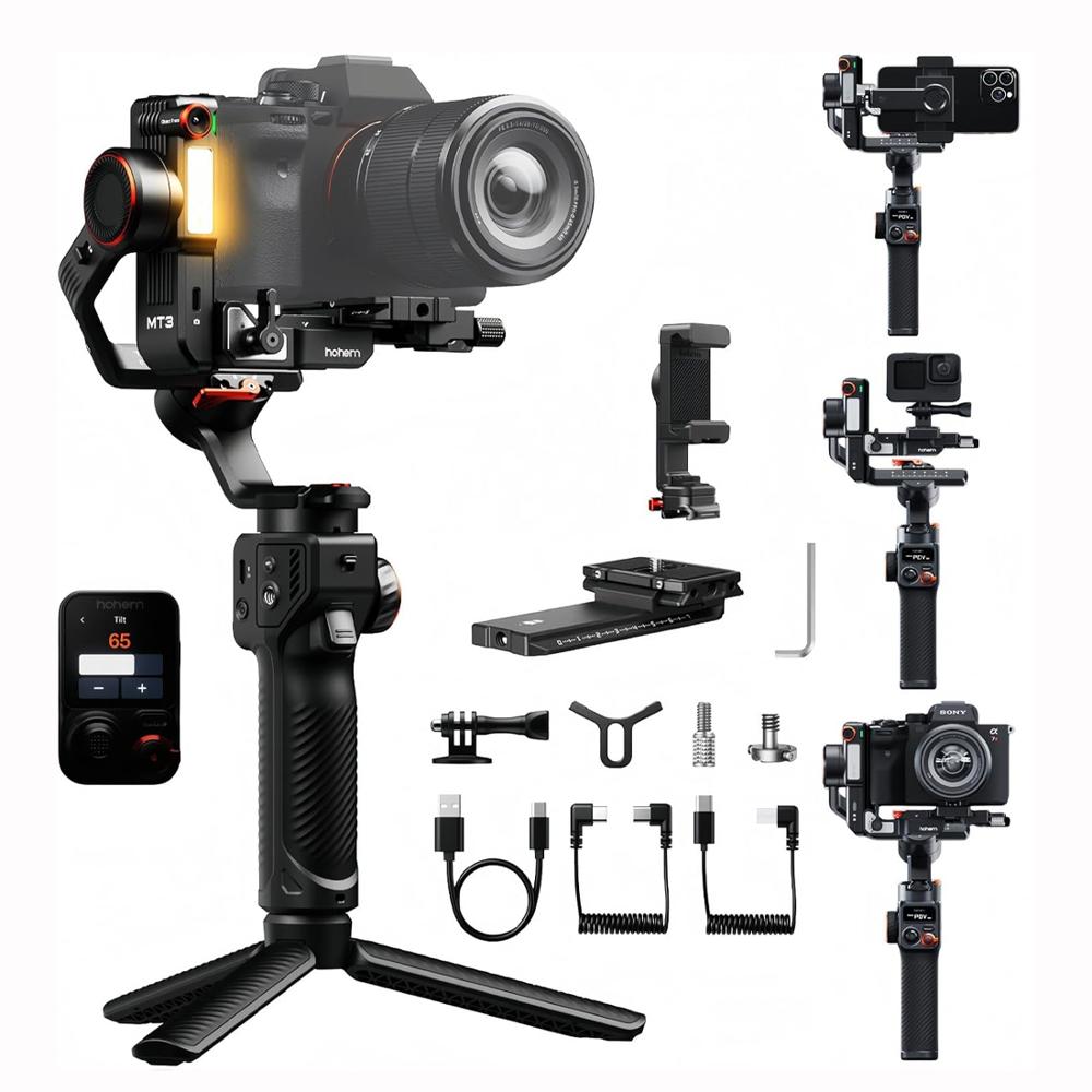 Estabilizador Hohem iSteady MT3 PRO IA para Camaras y Smartphones